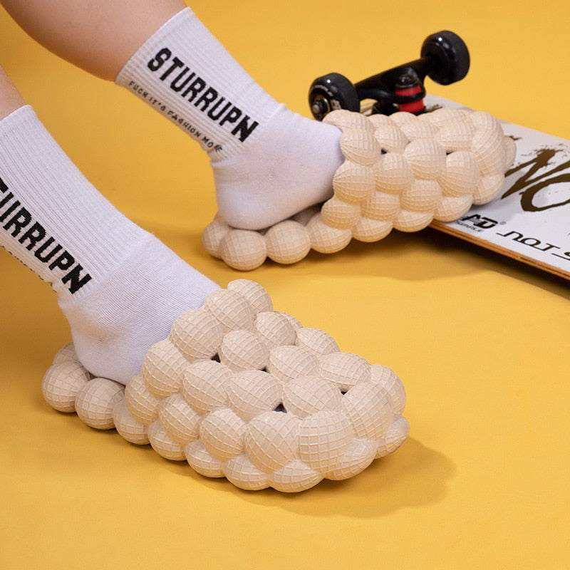 Foot Massage Lychee Style Bubble Sandals Maxct