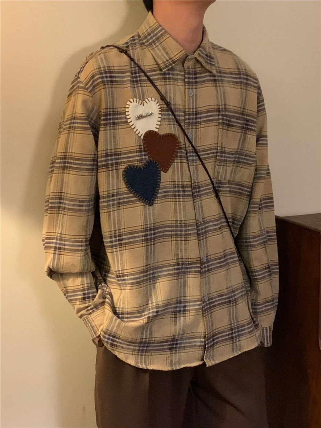 Nagawl Stitched Hearts Shirt Maxct