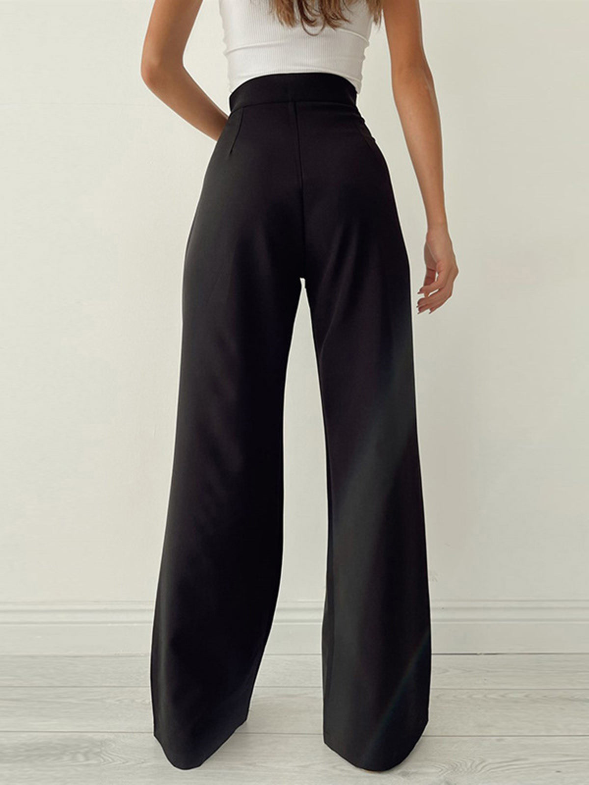 Maxct Palazzo Tied Wide Leg Dress Pants - Image 7