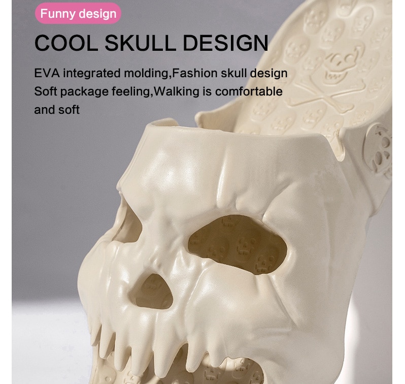 Unisex EVA Skull Sandals - true-deals-club
