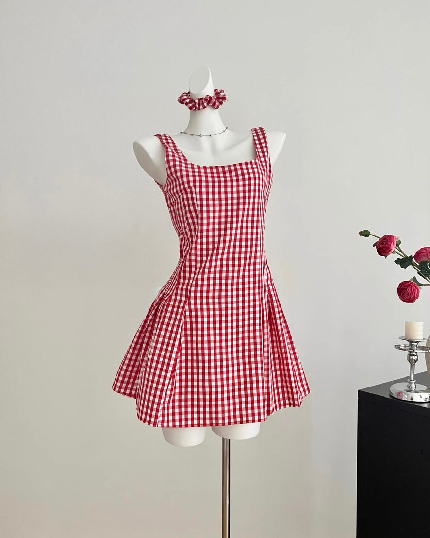 Candy Shop Gingham Mini Dress Maxct