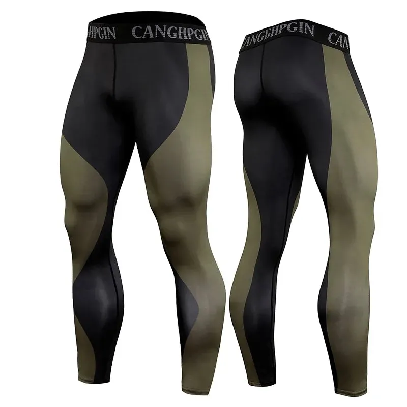 Men's Quick Dry Running Leggings Gym Fitness & Workout Maxct