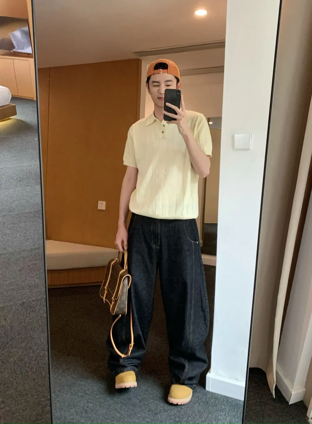 Maxct 90s Streetwear Korean Style Niche Lapel Polo Shirt Pit Button Design Short-sleeved T-shirt Men's Casual All-match Knitted Top