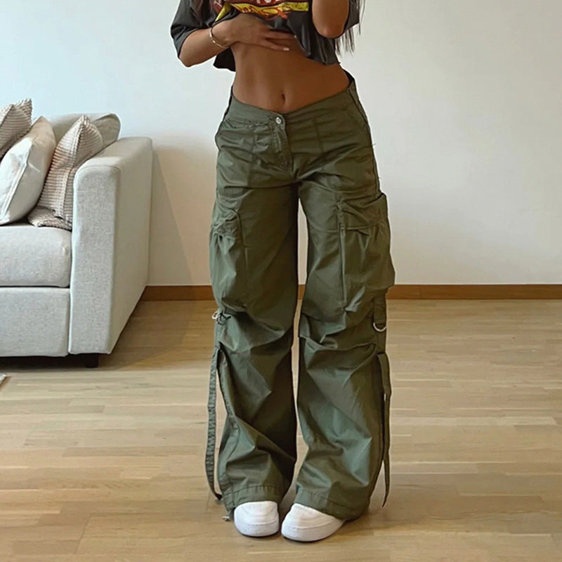 Washed Vintage Baggy Cargo Jeans Maxct