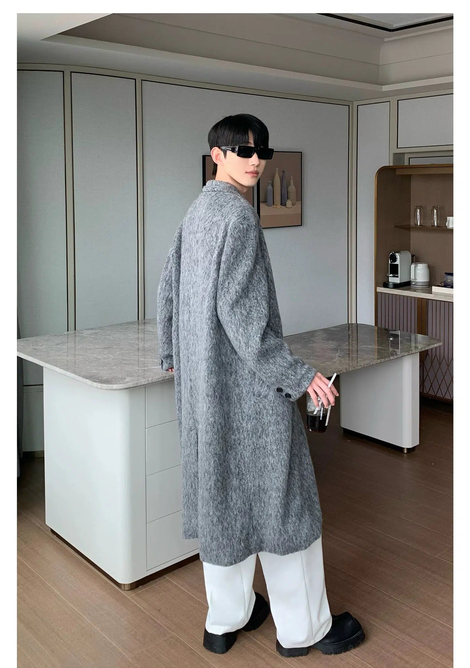 Maxct Mid-length Windbreaker Woolen Coat