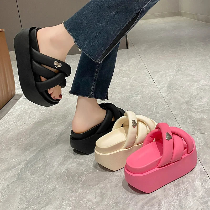 Wedge Sandals 8cm for Women Maxct