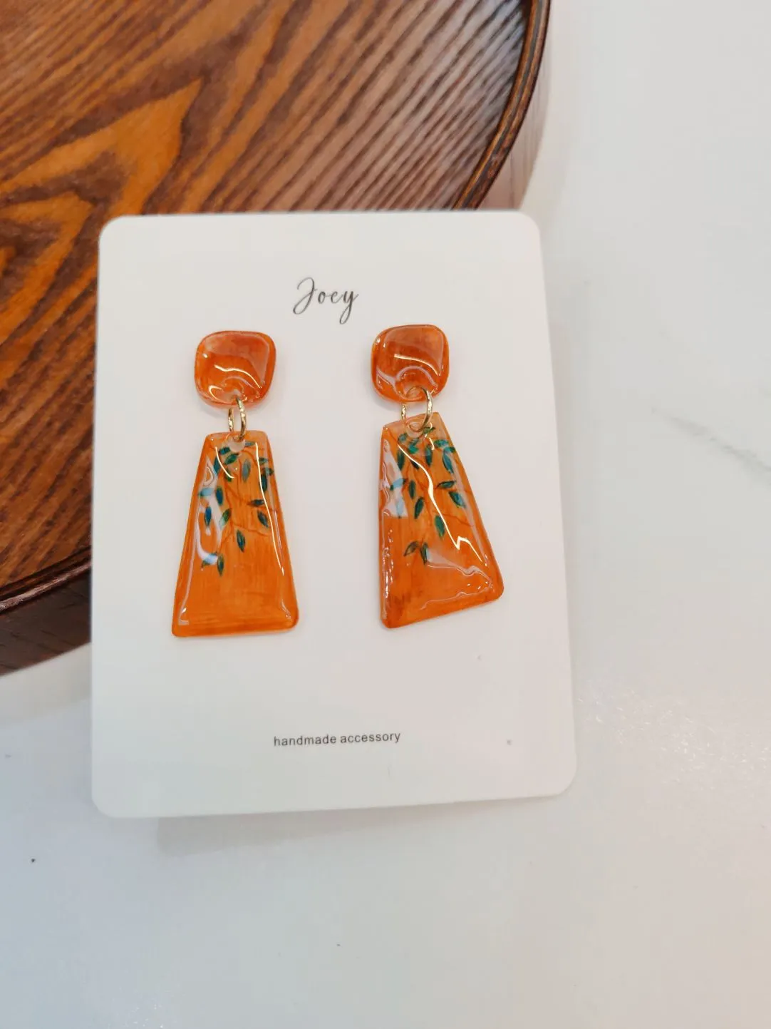 Forest Shrink Plastic Earrings