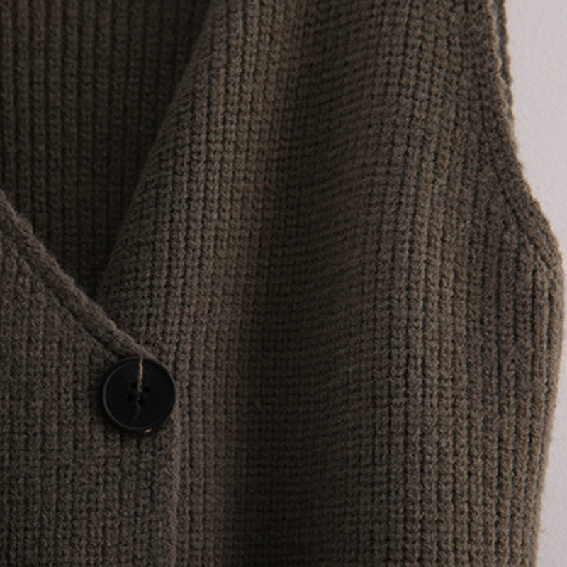 Maxct Two Piece Set Short Sweater Cardigan Long Skirt