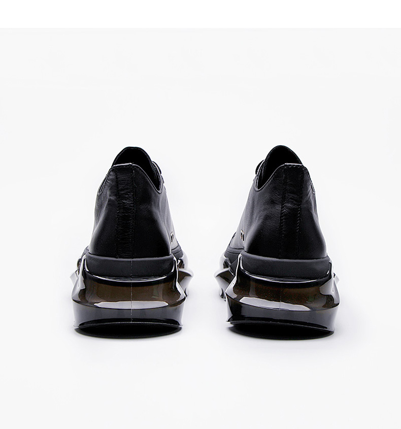 Men's Clear Sole European Sneakers - true deals club