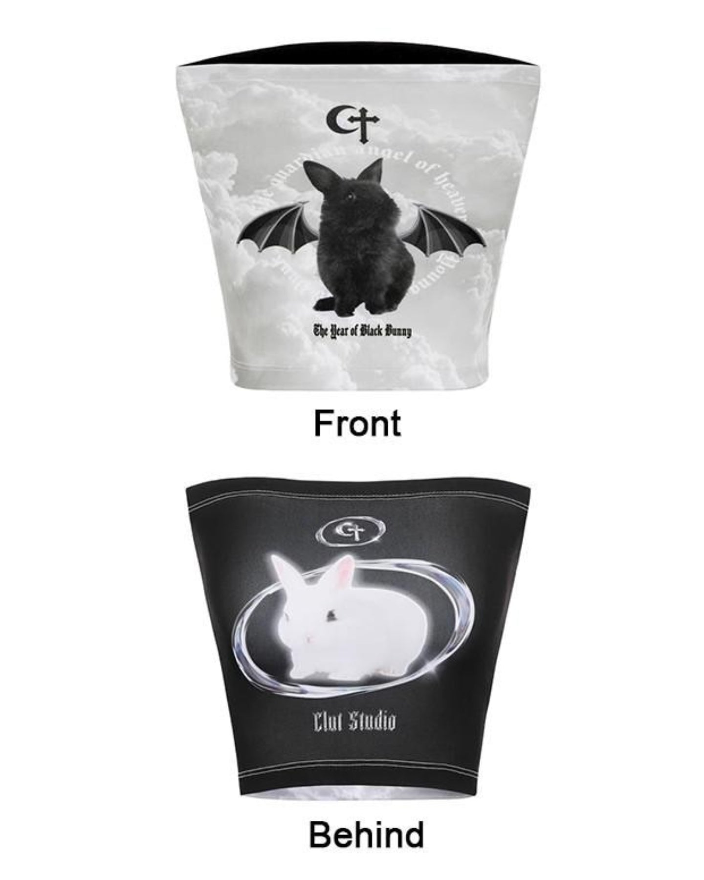 Maxct &Y2K Bat Rabbit Tube Top
