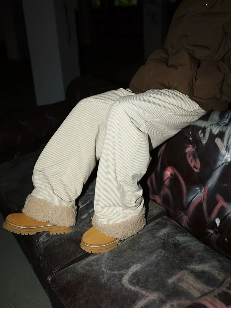 MANYSTON Pastel Corduroy Cloud Pants Maxct