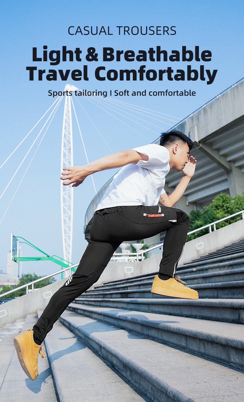 Light Comfortable Cycling Pants: High Elasticity Reflective Sports - true deals club