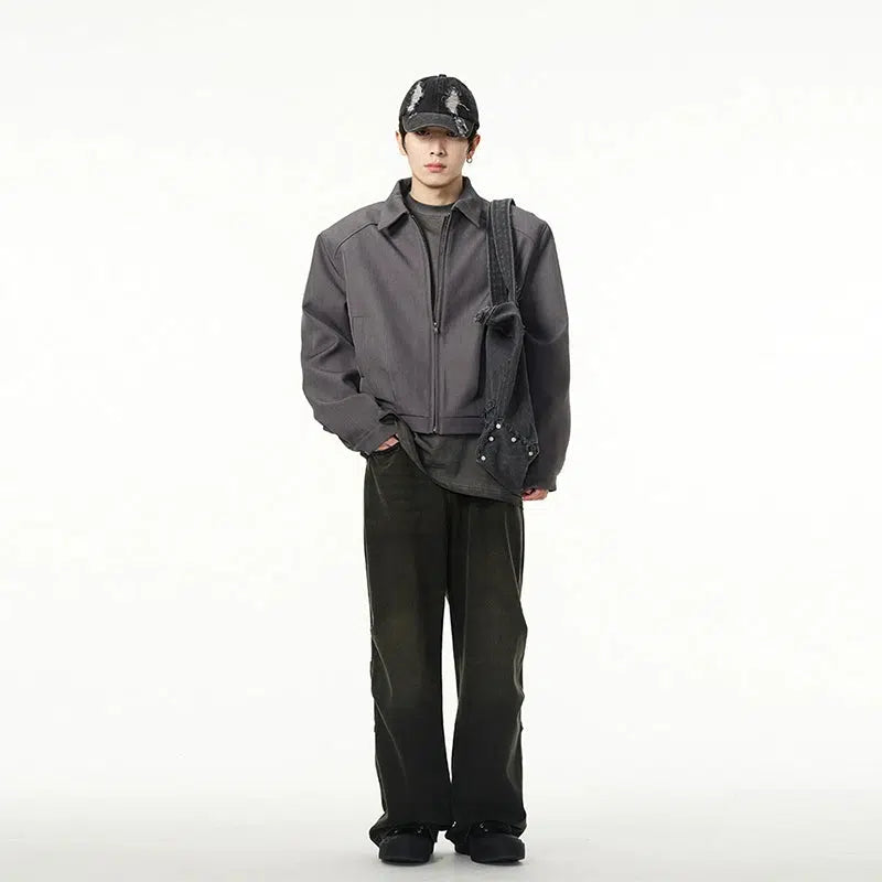 Maxct Short Full Zip Bomber Jacket