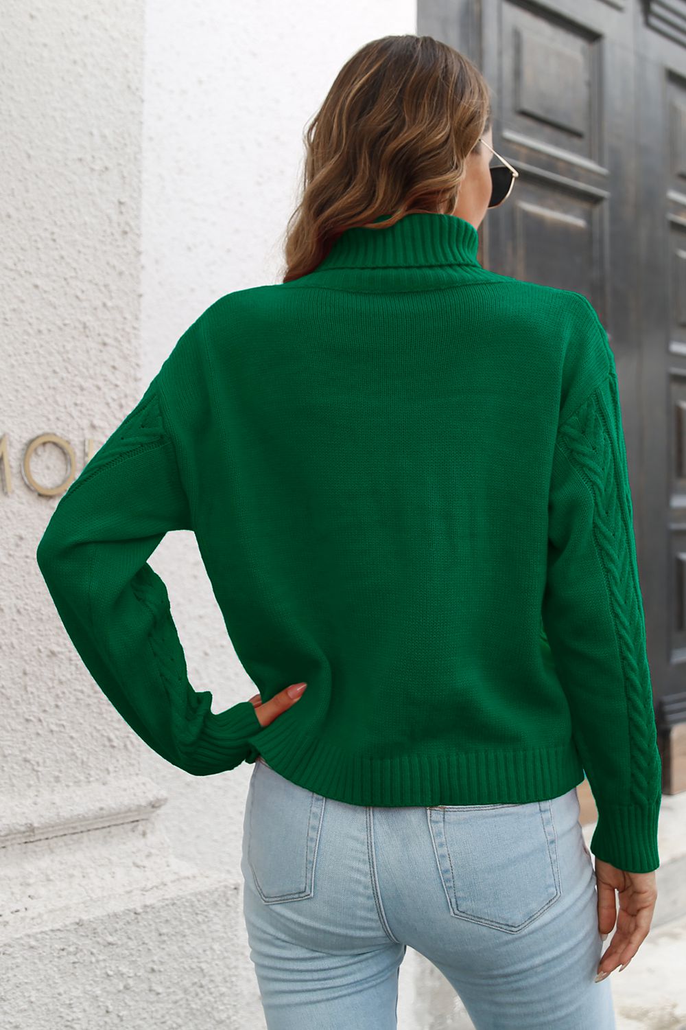 Maxct &Turtleneck Long Sleeve Sweater