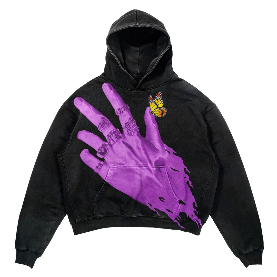 Y2k Women's Clothing Washed Hoodies Sweatshirt Pullover Long Sleeved Tops Oversize Streetwear Vintage Printed Pattern Clothing