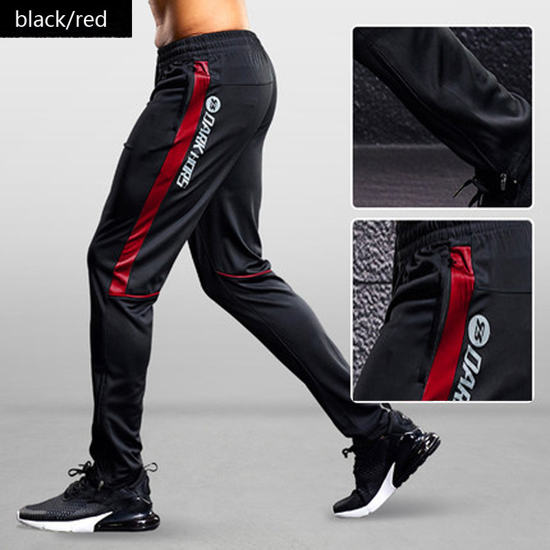 Men's Zipper Pocket Sport Pants: Running. Soccer. and Fitness - true deals club