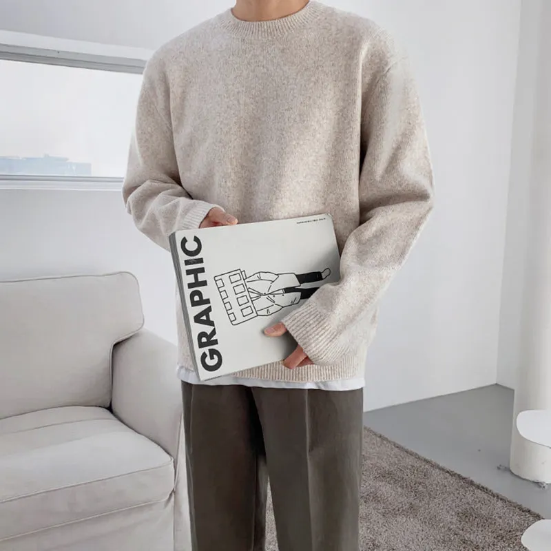 Maxct 3460 Round Neck Knitted Sweater