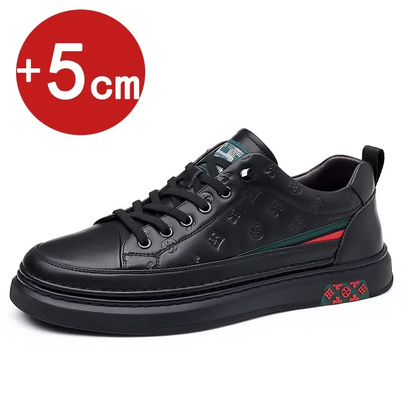 Men's Split Leather Elevator Shoes Maxct