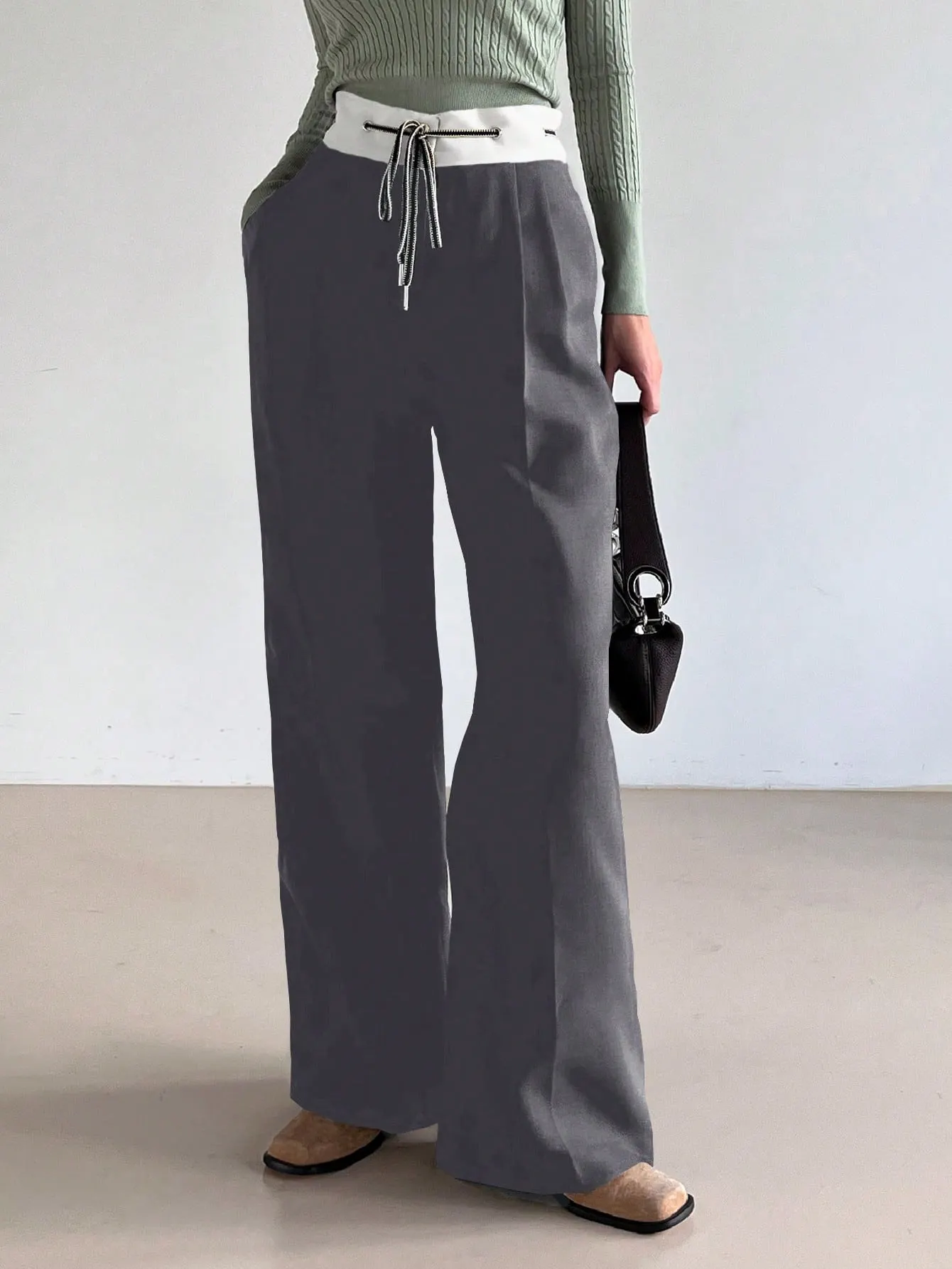 Maxct Women's Colorblock Belt For Casual And Daily Outfit Pairing With Dress Pants