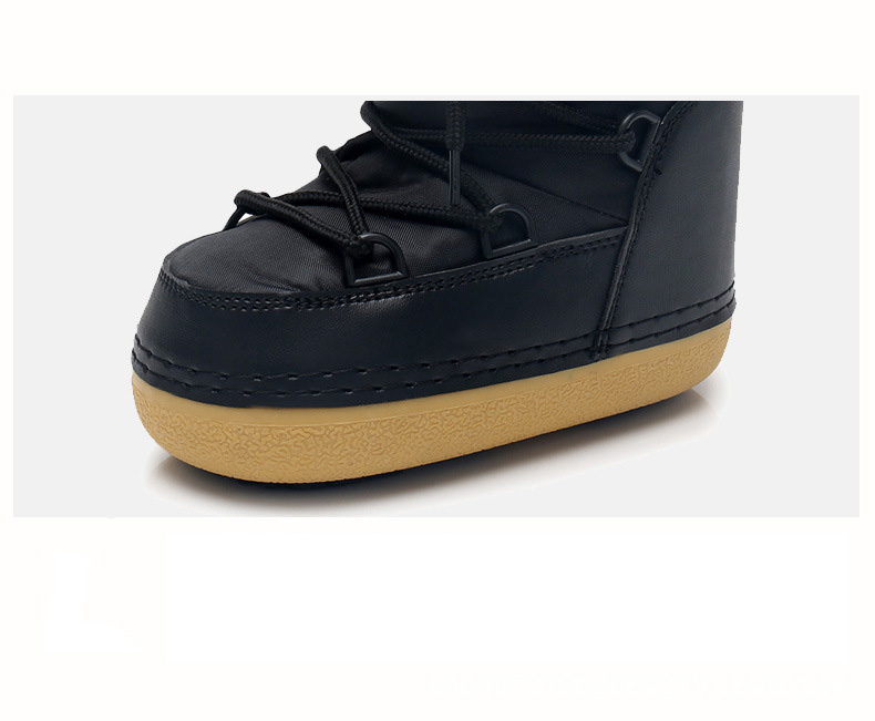Winter Non-Slip Mid-Calf Slip-on Snow Boots for Women