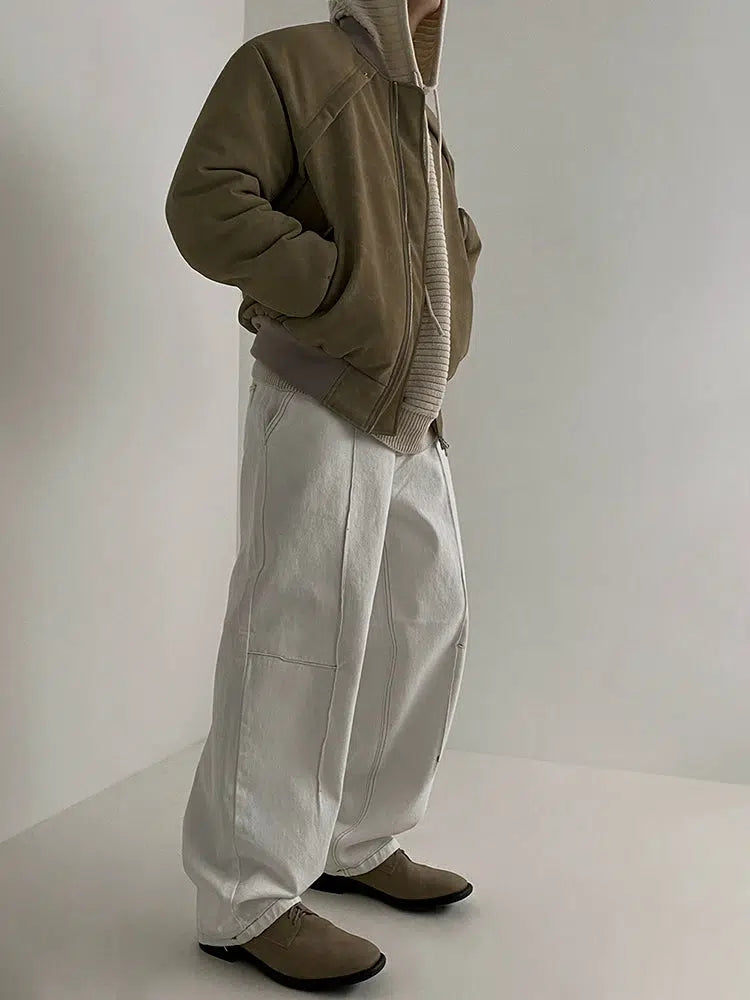 Maxct Suede Padded Cotton Jacket