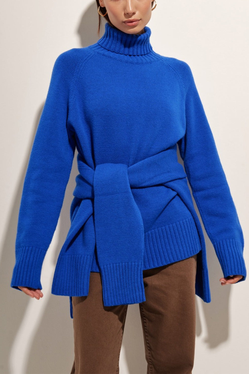 Maxct &Turtle Neck Raglan Sleeve Sweater