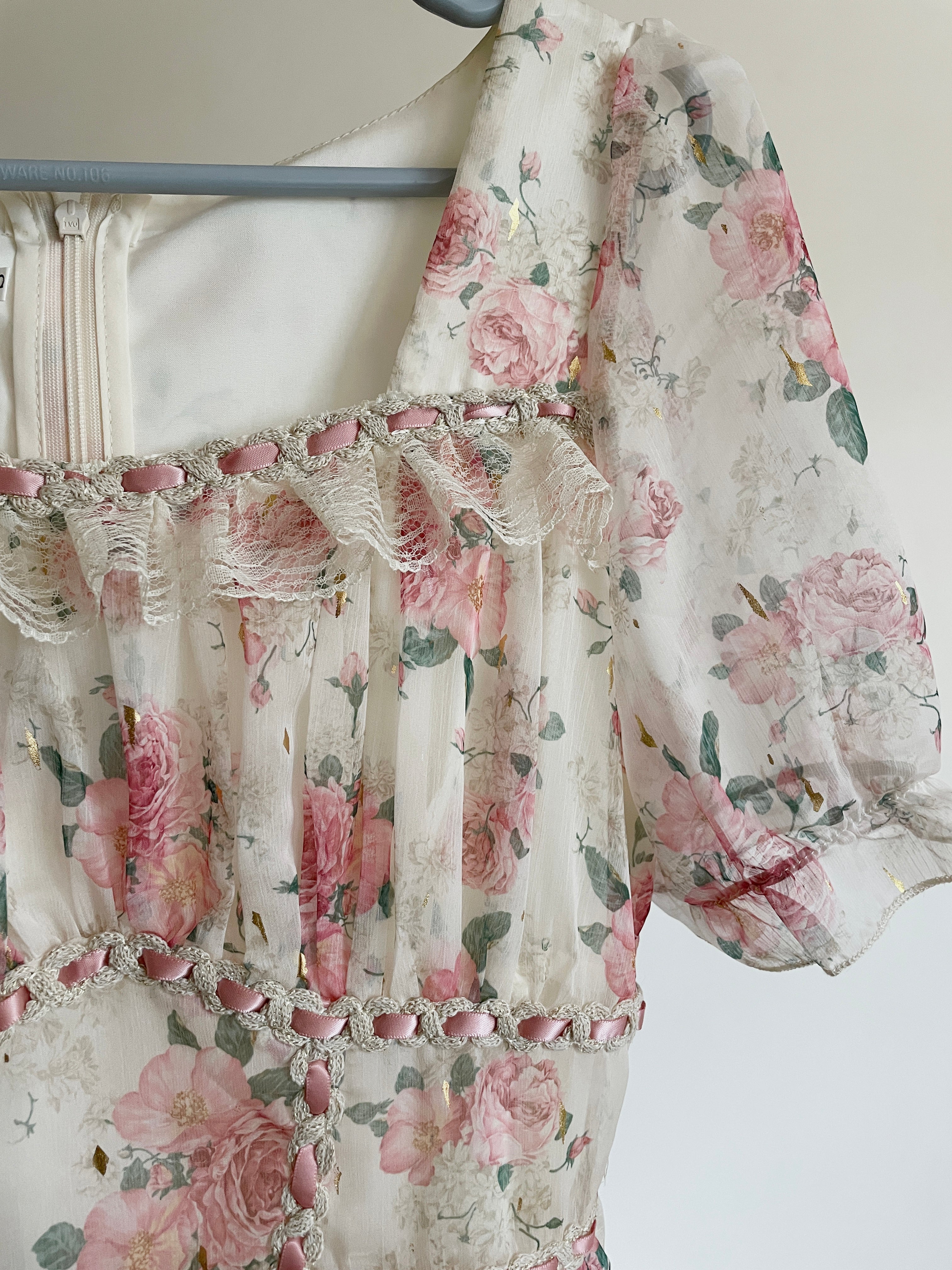 Peony Blush Midi Dress Maxct