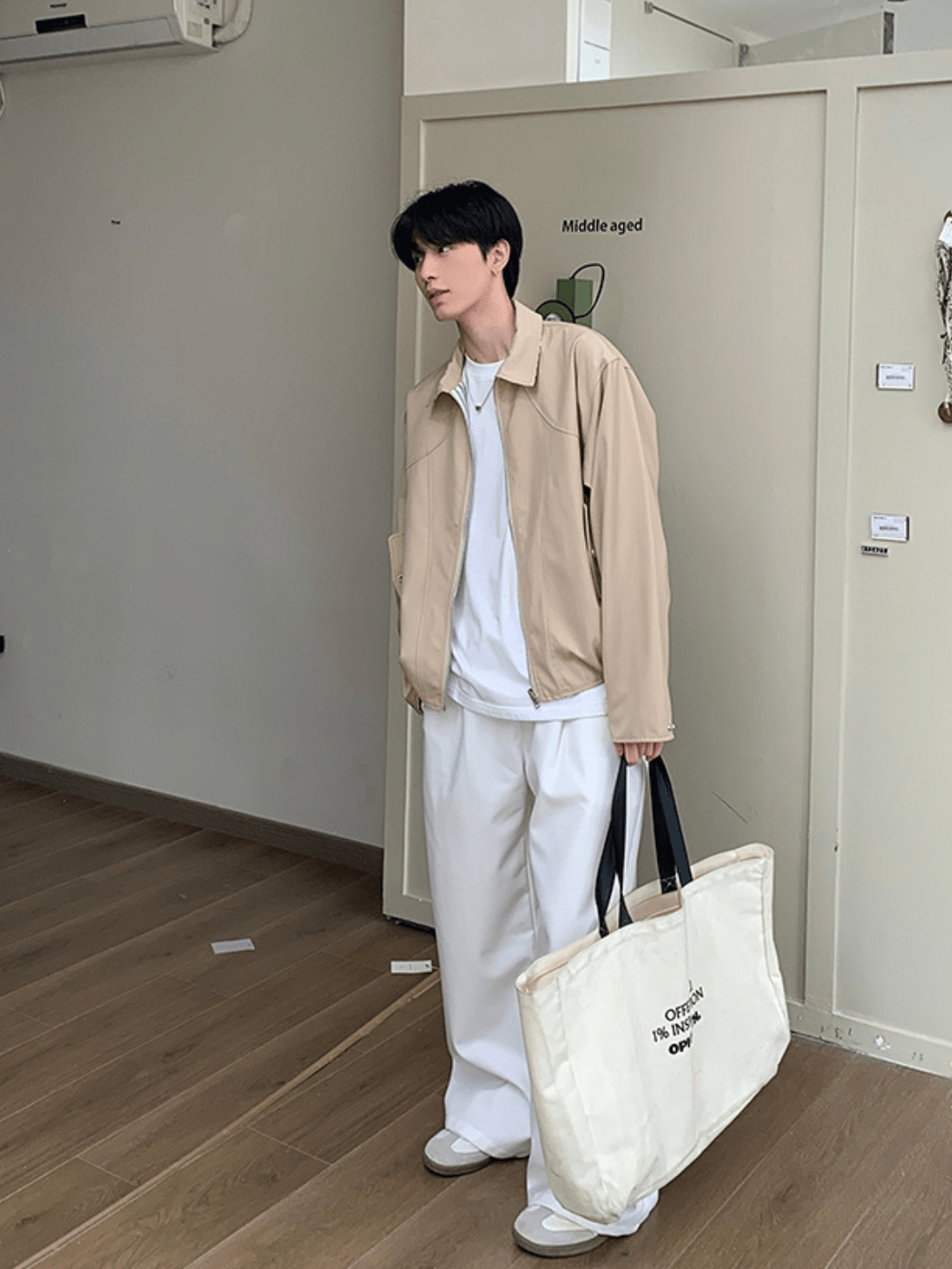 Maxct [Onelyc1Ns] Reversible Wearable Striped Short Jacket Na1002