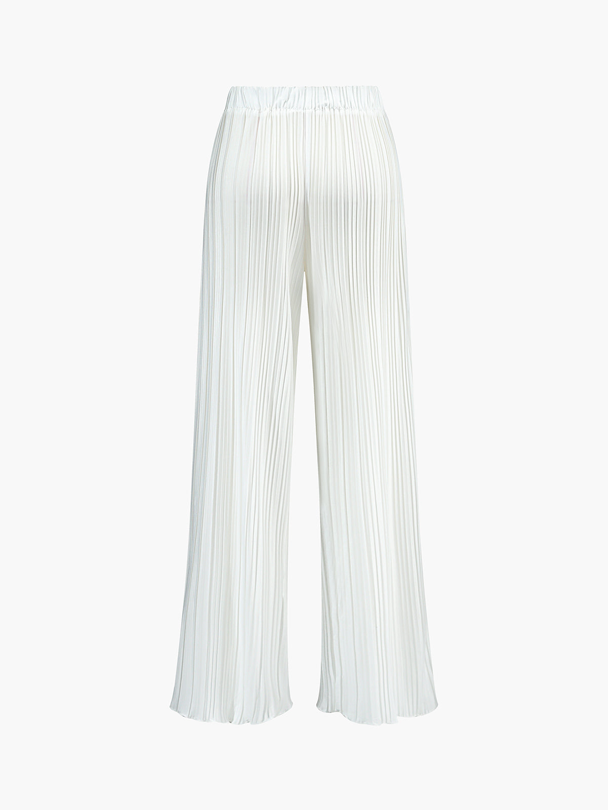 Maxct Solid Belted Pleated Pants Set