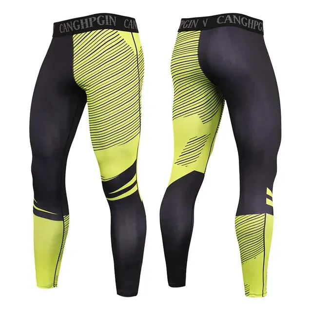 Men's Quick Dry Running Leggings Gym Fitness & Workout Maxct