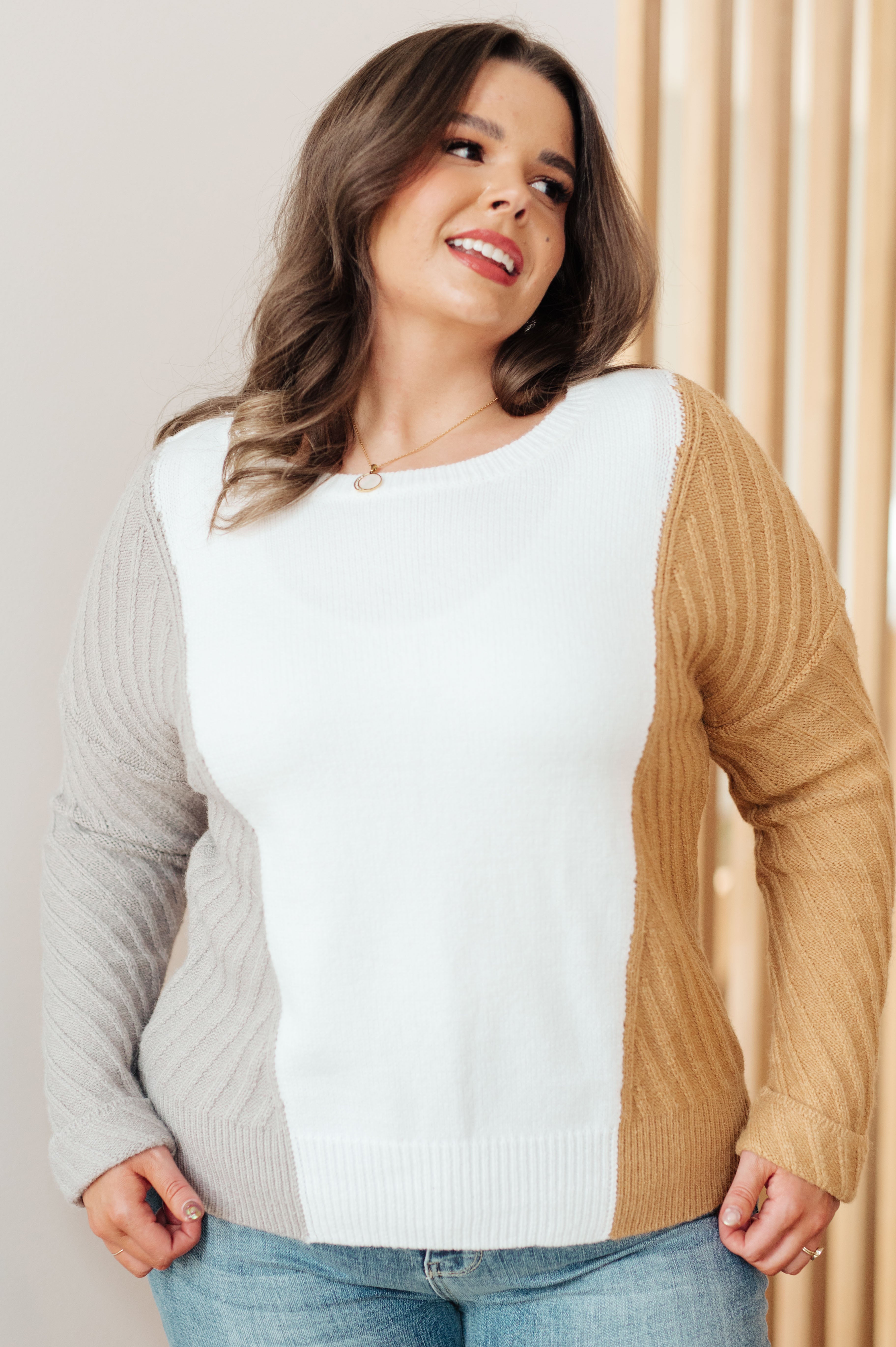 Maxct &This, That, and the Other Color Block Sweater