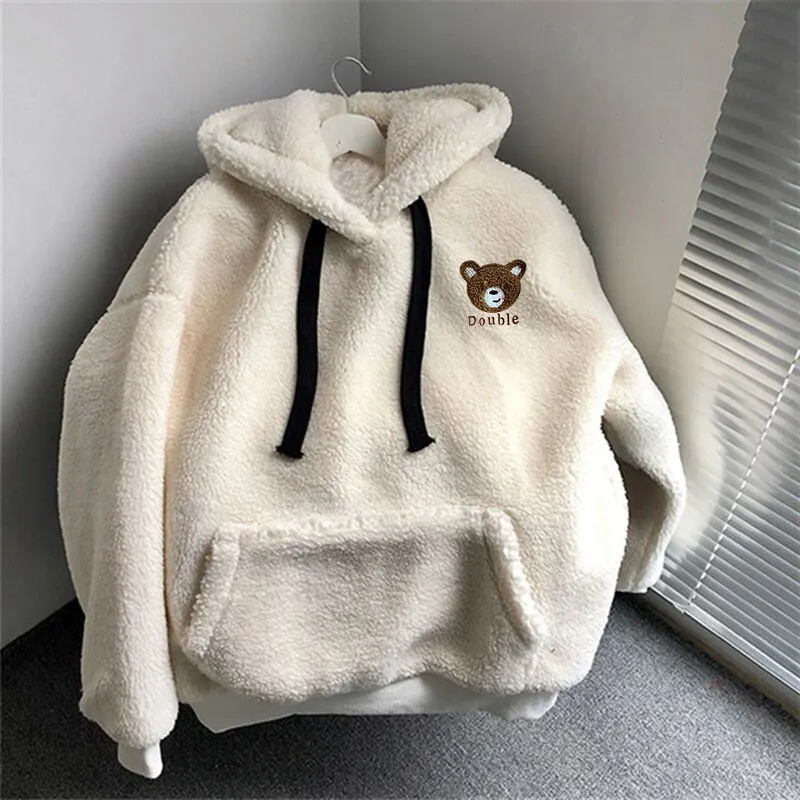 Maxct Winter Hooded Harajuku Women Coat Jaqueta Feminina Warm Hoodies Female Sweatshirt Pullover Tops Long Sleeve Girls Hoodie