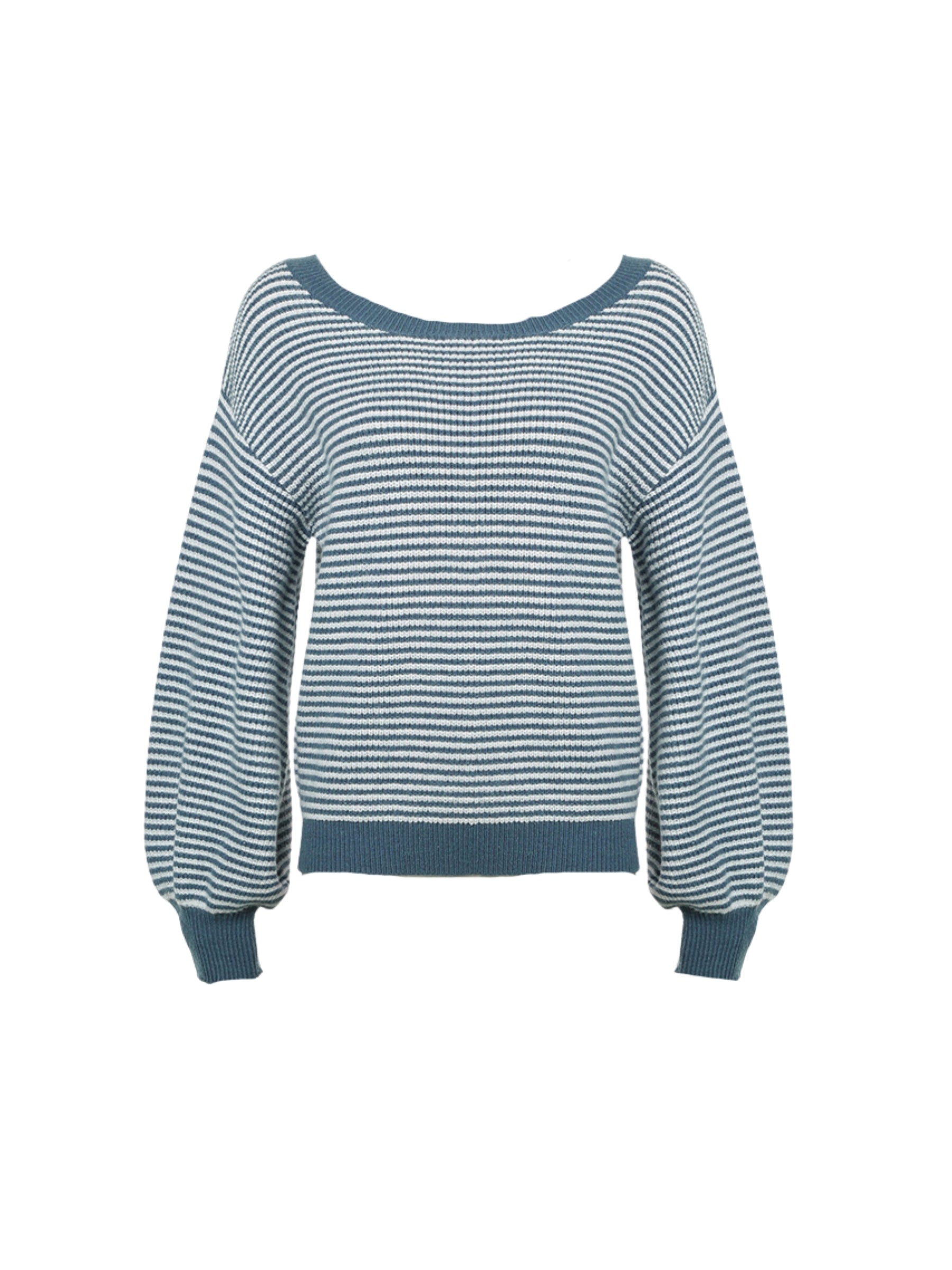 Maxct Nura Striped Off-Shoulder Sweater