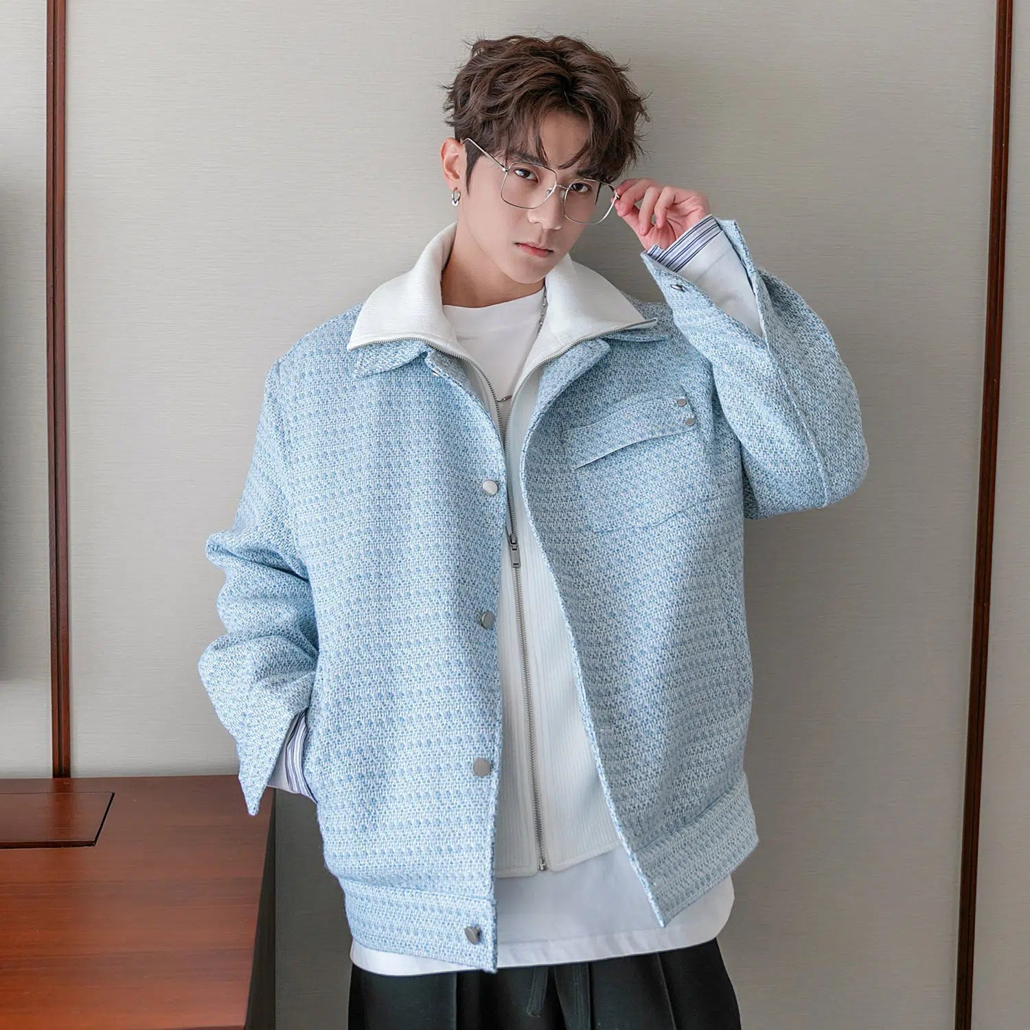 Maxct Two Piece Tweed Coat