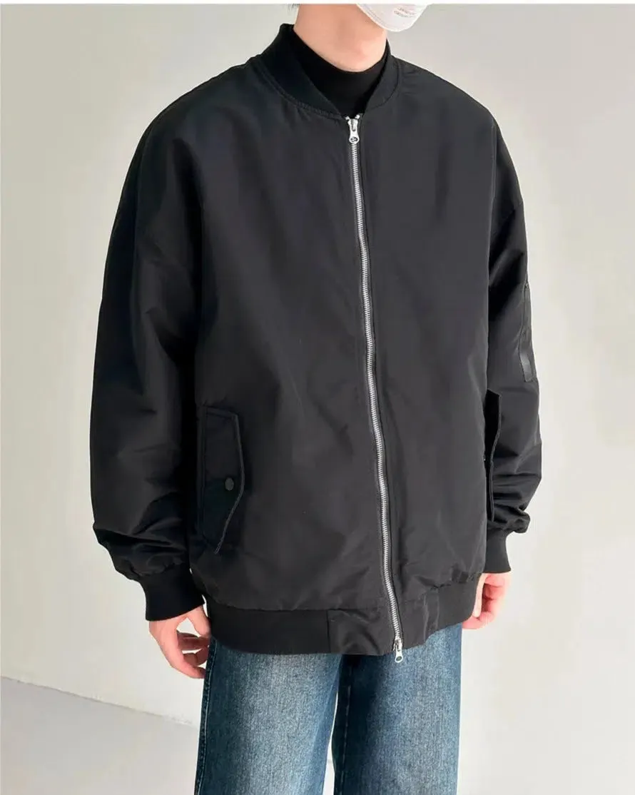 Maxct Lightweight Baseball Collar Cotton Jacket