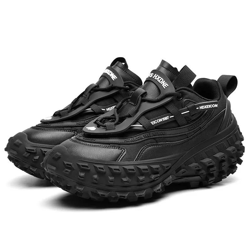 Tank Shoes Multiple-Lace Daddy's Shoes for Men Maxct