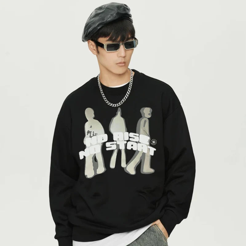 Cotton Oversized Graphic Hoodies for Men Maxct