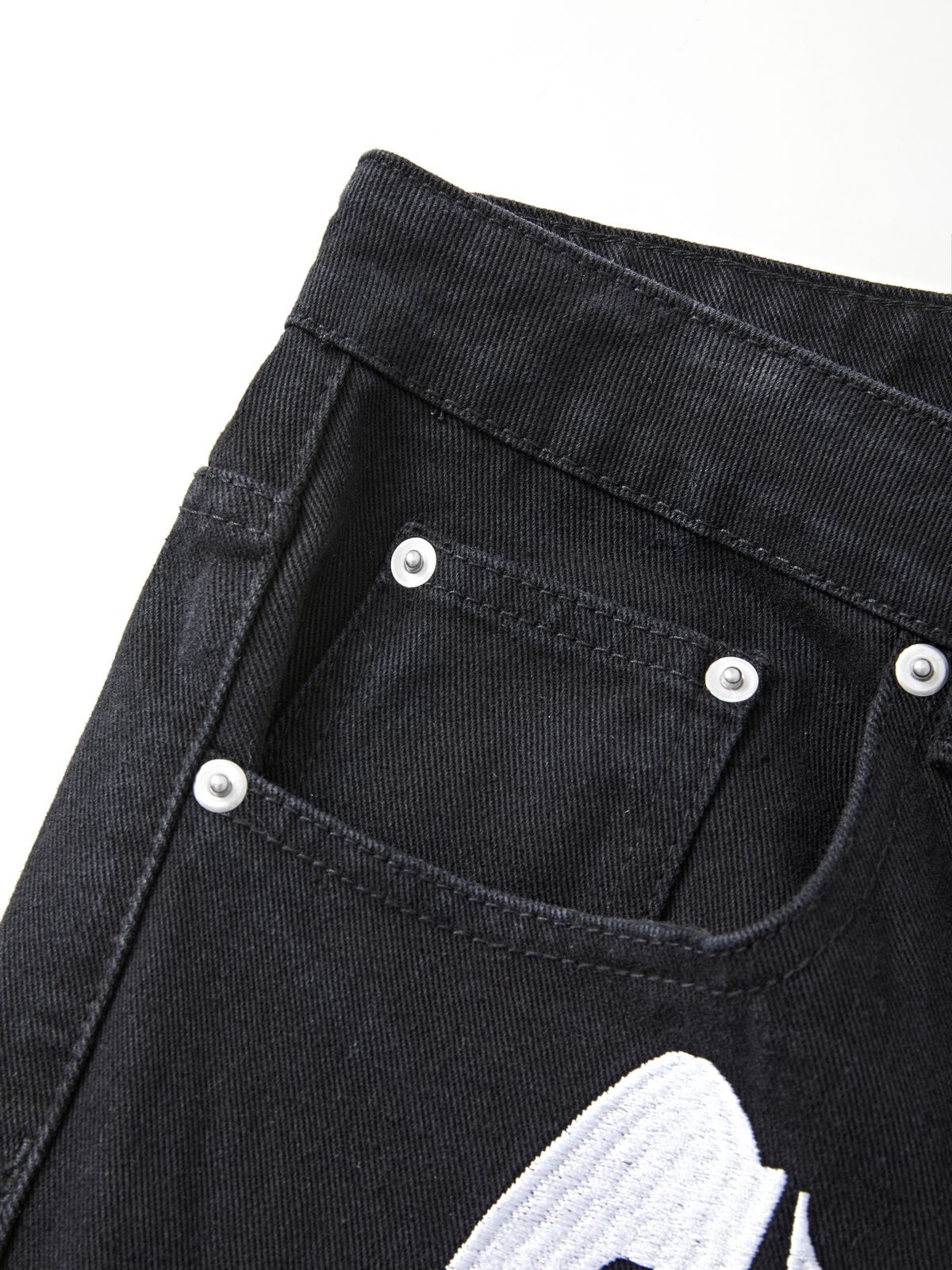 Men's Washed Revenge Straight Leg Jeans Maxct