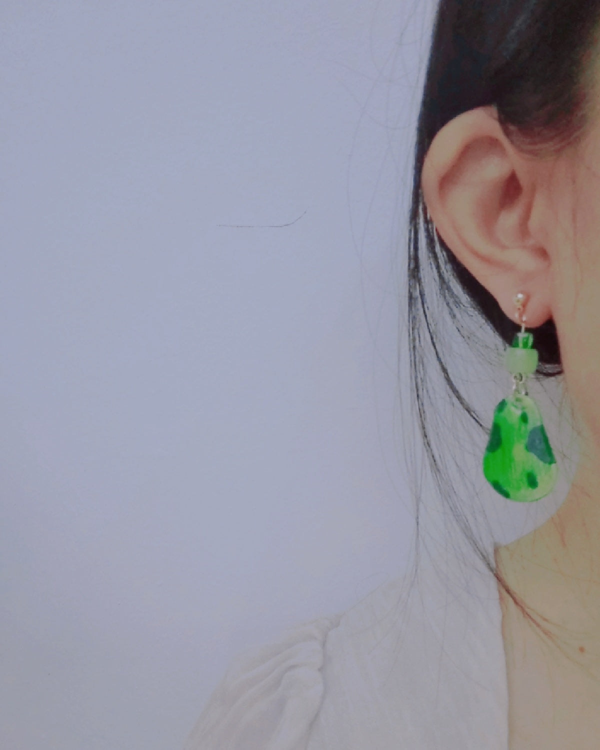 Forest Shrink Plastic Earrings