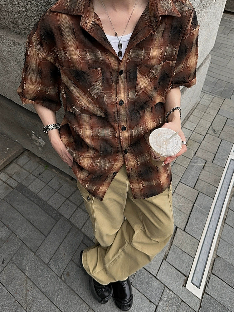JM Retro Plaid Shirt Maxct
