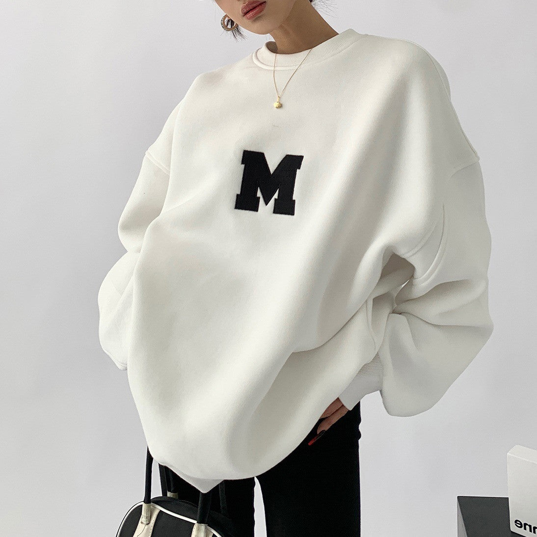 Maxct Punk Long Sleeve Graphic Sweatshirt