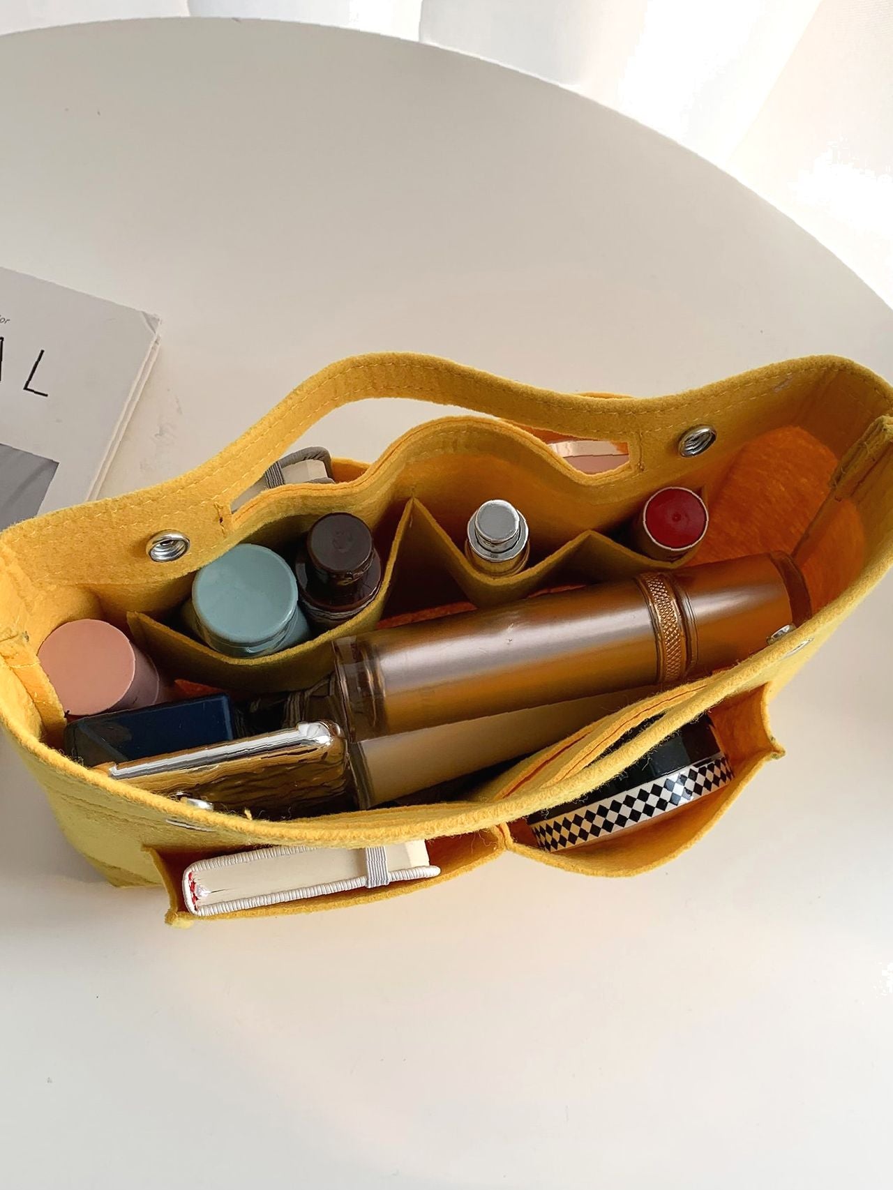 Maxct - Snap Button Bag Insert  - Women Tote Bags