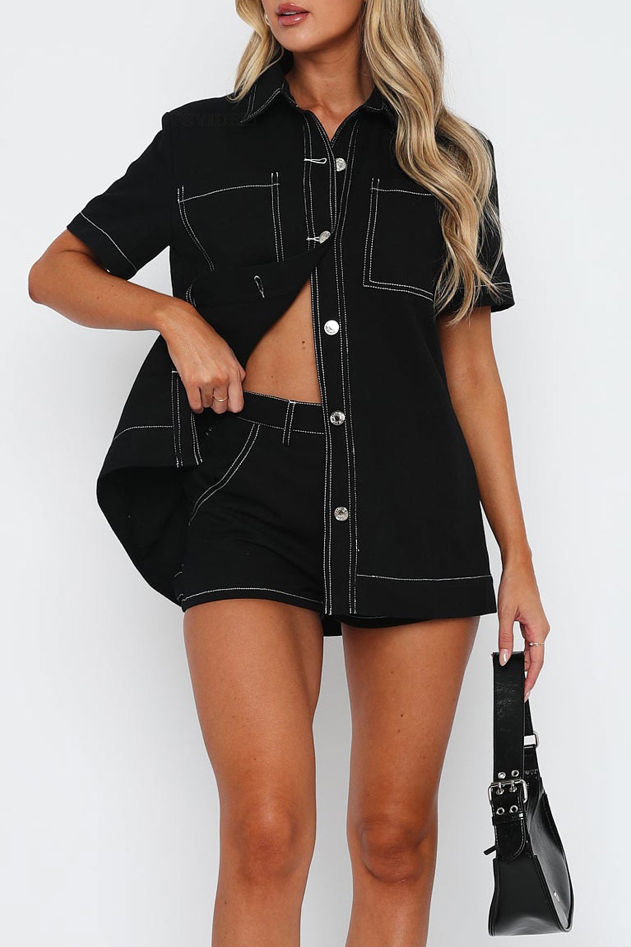 Maxct Vintage Cargo Shirt Shorts Set
