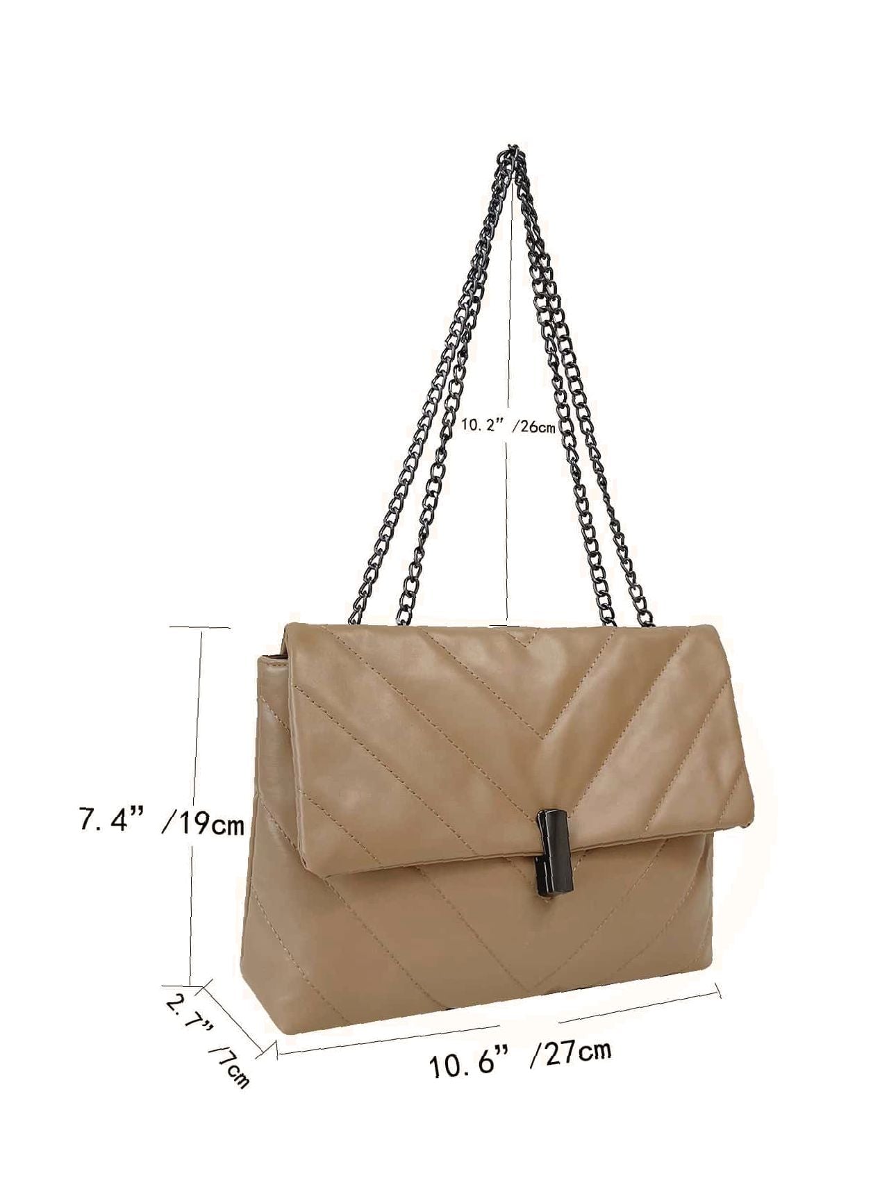 Maxct - Chevron Chain Tote Bag  - Women Tote Bags