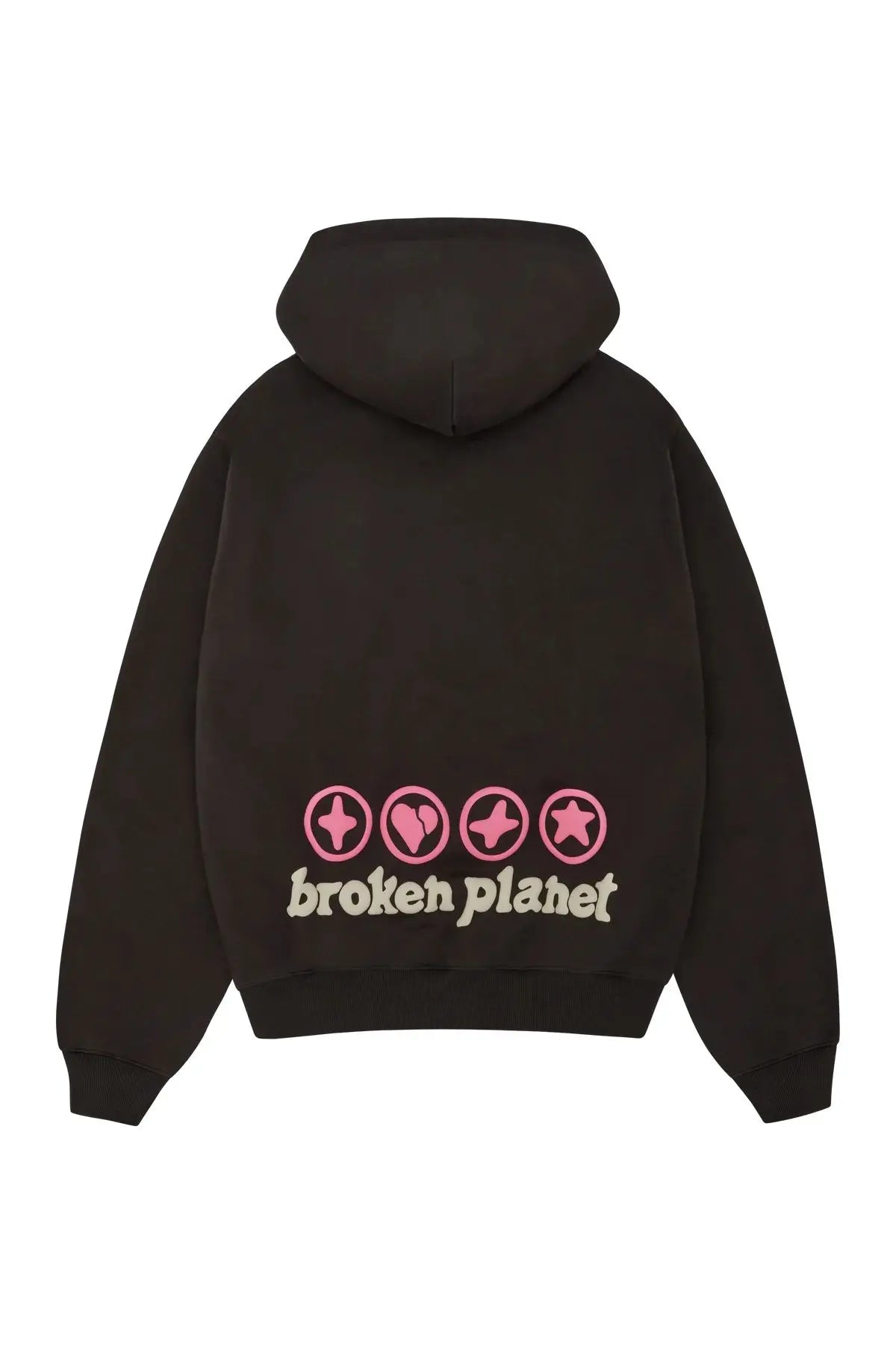 Maxct 90s Streetwear Broken Hearts Lookbook 3D Letter Foaming Print Hoodies Fashion Retro Trendy Brand Loose Pullover Y2k Sweatshirt Men Clothing