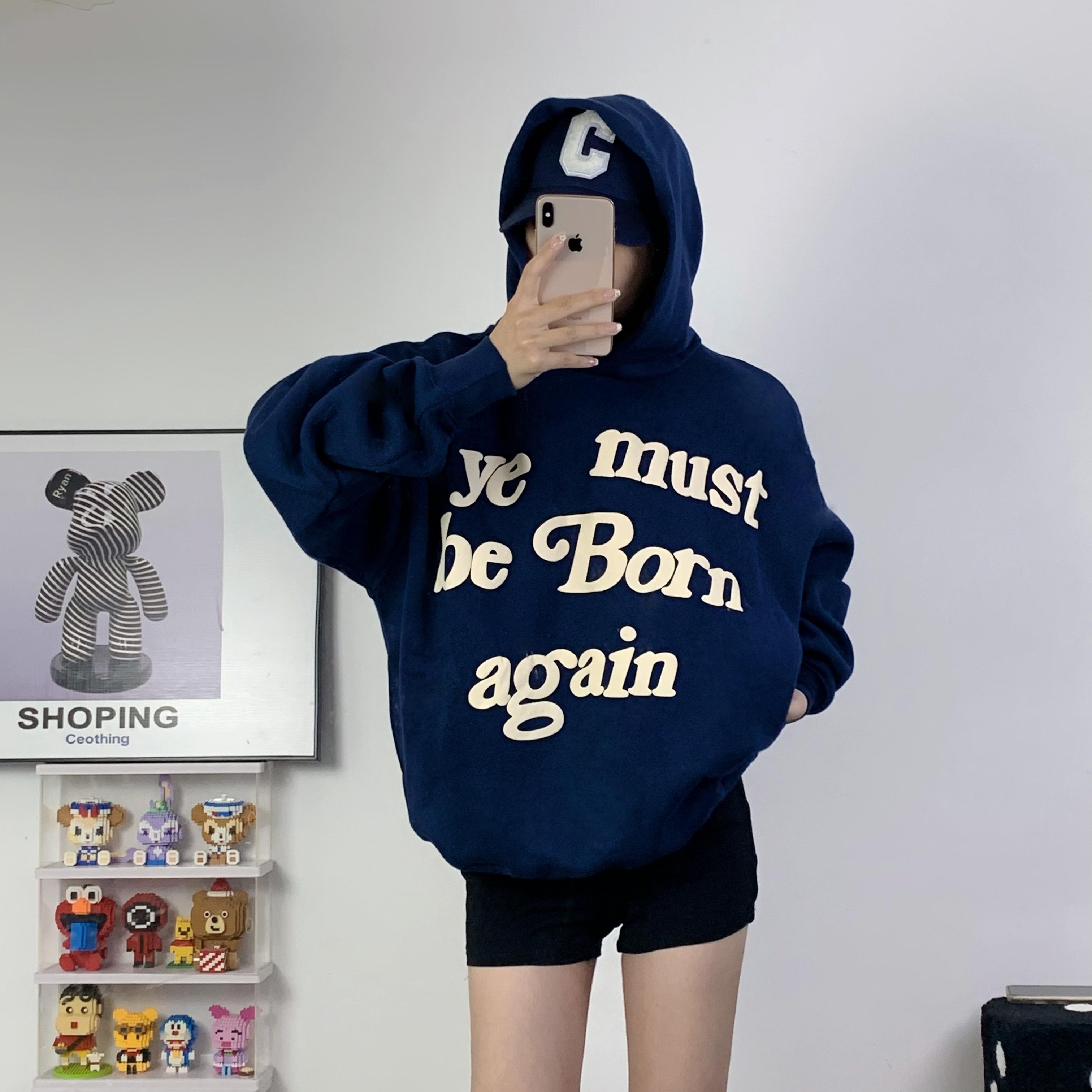 Kanye Hoodie - Ye Must Be Born Again Unisex Oversized