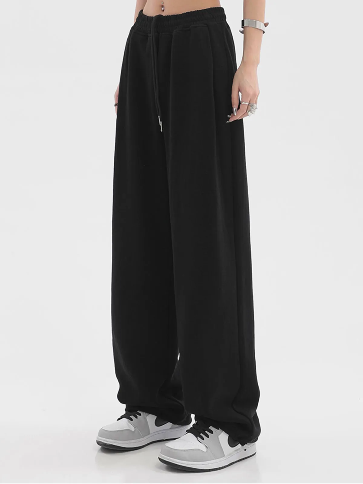 Maxct Solid Baggy Sweatpants