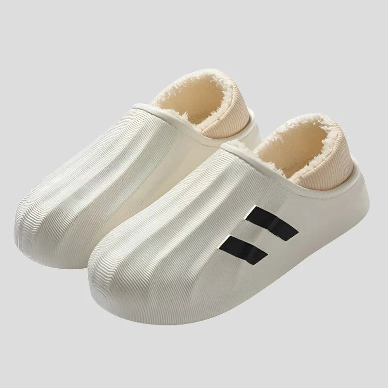 Unisex Waterproof Winter Sneaker Slippers - Non-Slip, Plush Maxct