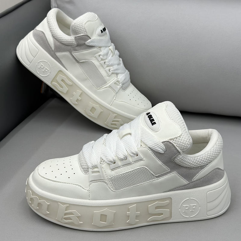 Stylish Men's Sneakers - Height-Boosting Shoes