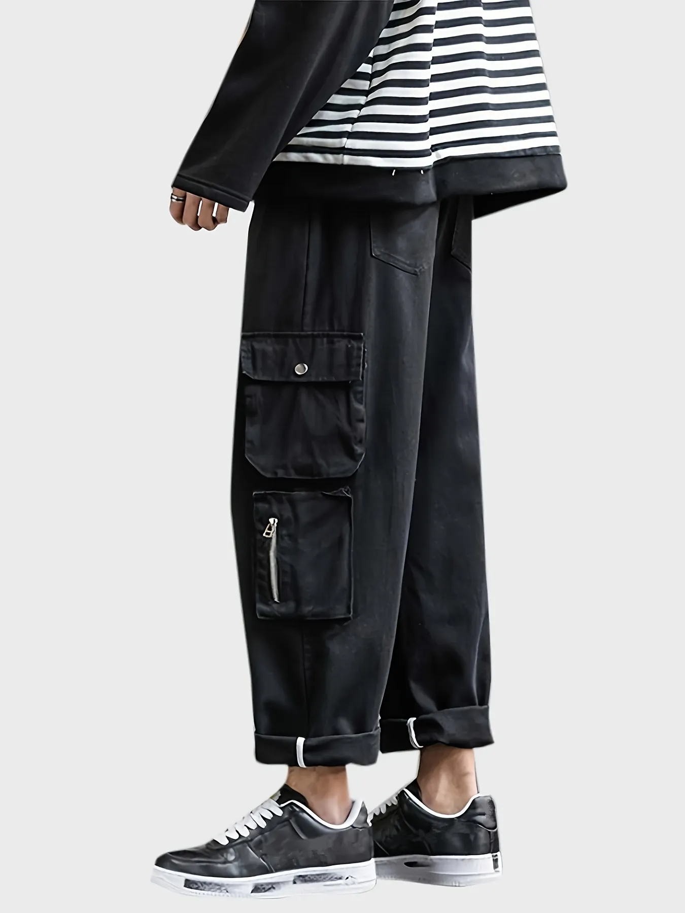 Men's Casual Zipper Pockets Cargo Pants For All Seasons